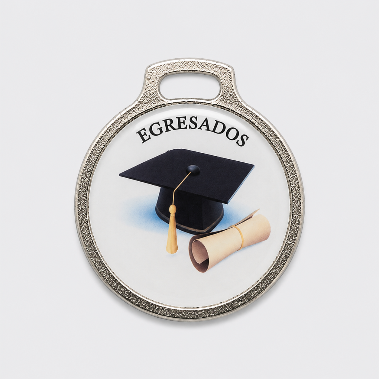 Medallas egresados 30 mm con Logo en Resina Eventos - Imagen 3