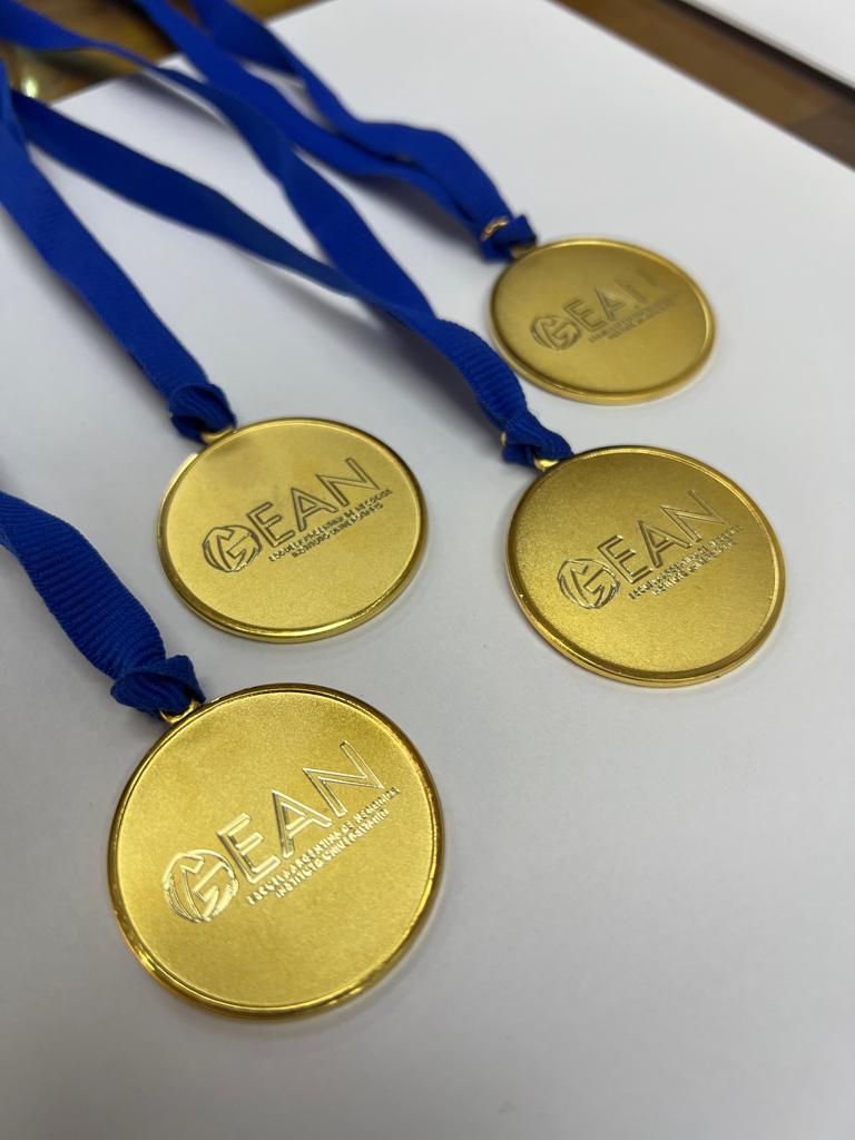 Medallas para Grabar Linea Fina Bronce - Imagen 8