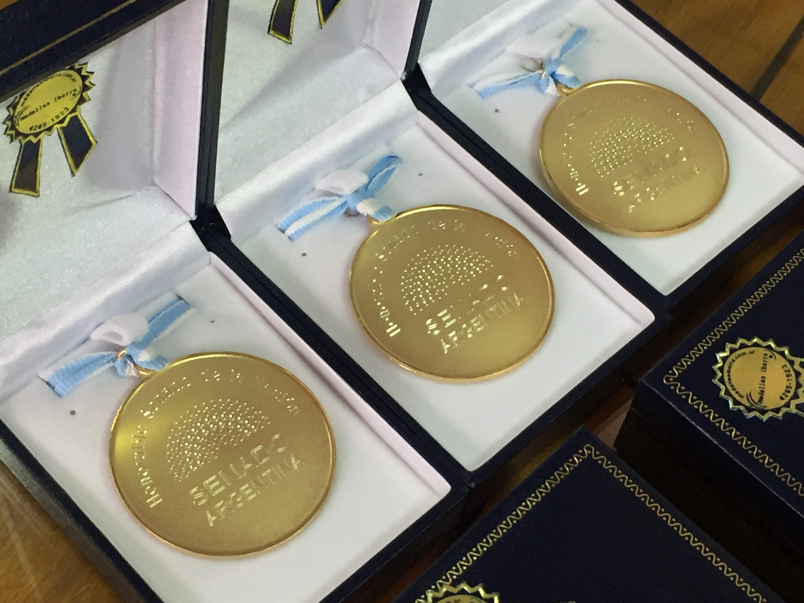 Medallas para Grabar Linea Fina Bronce - Imagen 11