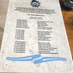 Placa de Marmol Fresado y Pintado