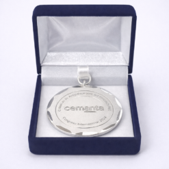 Medallas de Alpaca para Grabar Línea Fina Diseño Elegante para Premiaciones y Reconocimientos