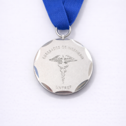 Medallas de Alpaca para Grabar Línea Fina Diseño Elegante para Premiaciones y Reconocimientos