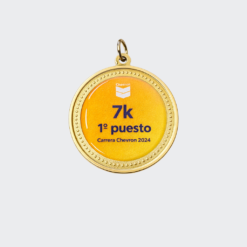 Medallas Personalizadas con Logo y Resina Dome Diseño Full Color Brillante y Duradero