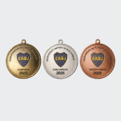 Medallas Personalizadas Full Color UV con Logo Alta Definición en Metal para Eventos y Torneos