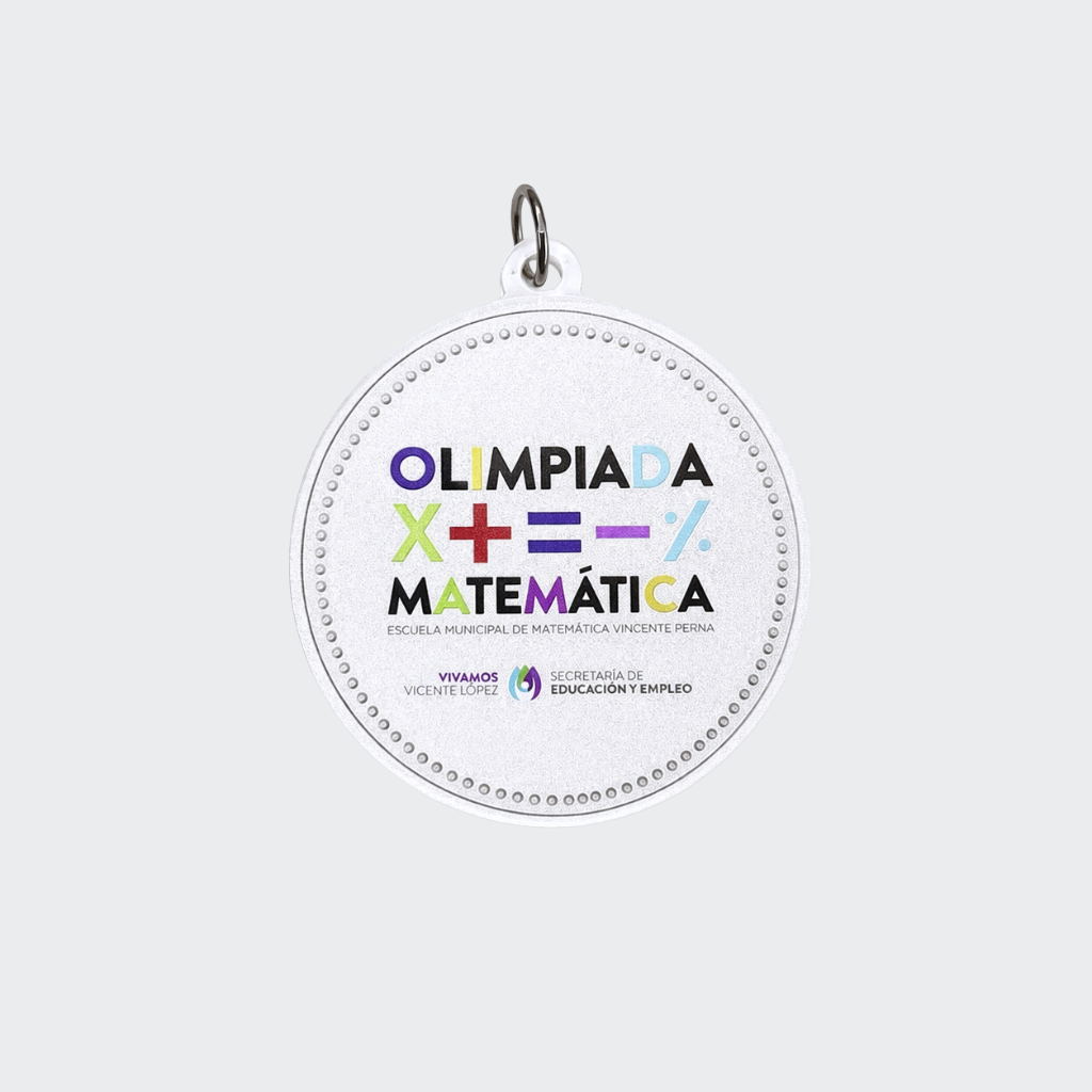 Medallas Personalizadas Full Color UV con Logo Alta Definición en Metal para Eventos y Torneos