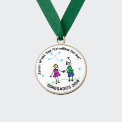 Medallas Personalizadas con Logo y Resina Dome Diseño Full Color Brillante y Duradero